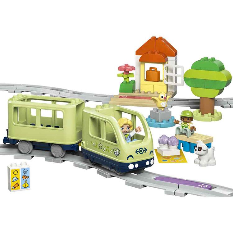 おもちゃ 玩具 ブロック プレゼント 誕生日 クリスマス のりもの 幼児 でんしゃ はじめて デュプロのまち ぼうけんトレイン 10427 DUPLO