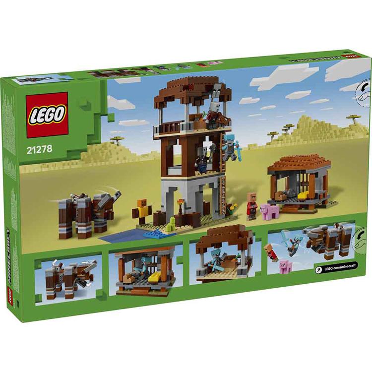 おもちゃ 玩具 ブロック プレゼント 誕生日 クリスマス マイクラ マインクラフト ゲーム LEGO ピリジャー部隊とラヴェジャー 21278 MINECRAFTの画像