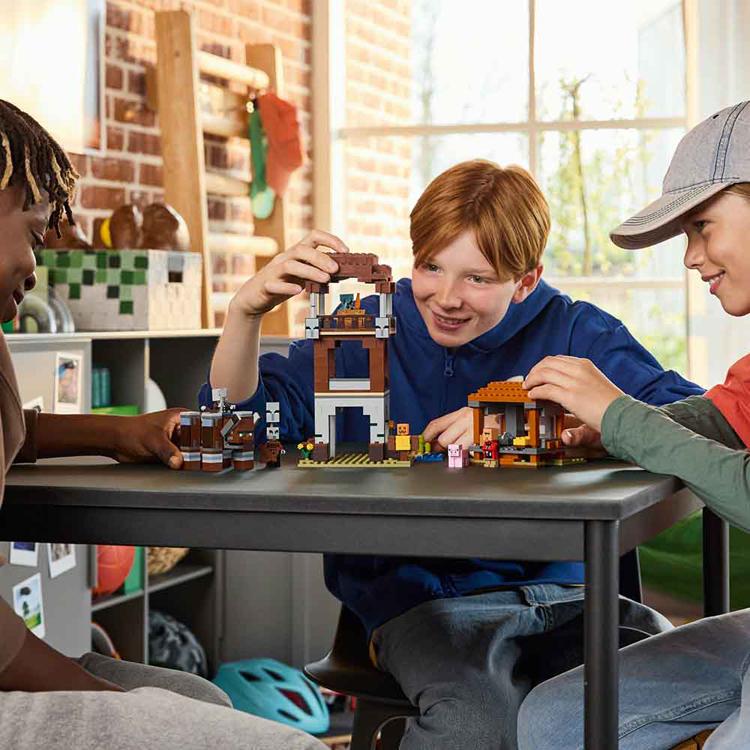 おもちゃ 玩具 ブロック プレゼント 誕生日 クリスマス マイクラ マインクラフト ゲーム LEGO ピリジャー部隊とラヴェジャー 21278 MINECRAFTの画像