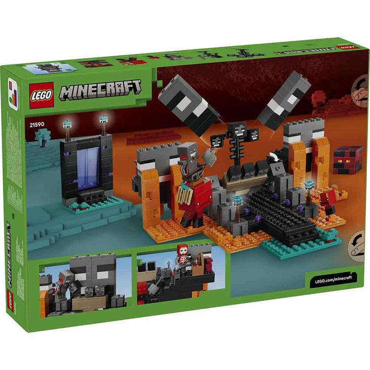 おもちゃ 玩具 ブロック プレゼント 誕生日 クリスマス マイクラ マインクラフト ゲーム LEGO ウィザーバトル 21590 MINECRAFTの画像