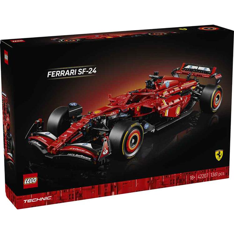 おもちゃ 玩具 ブロック プレゼント 誕生日 クリスマス インテリア レース F1 大人レゴ Ferrari SF-24 F1 Car 42207 TECHNIC_2