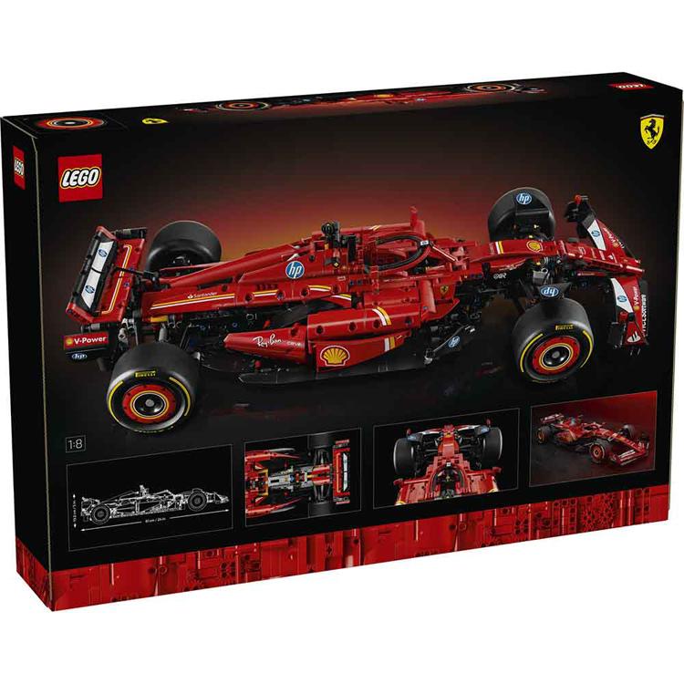 おもちゃ 玩具 ブロック プレゼント 誕生日 クリスマス インテリア レース F1 大人レゴ Ferrari SF-24 F1 Car 42207 TECHNIC_3