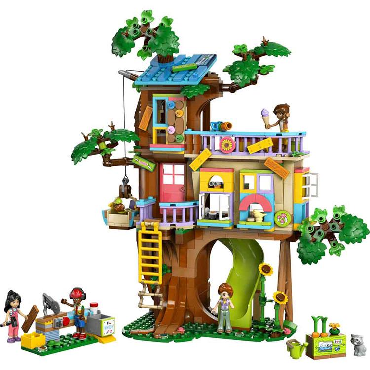 おもちゃ 玩具 ブロック プレゼント 誕生日 クリスマス 小学生 女の子 おままごと おすすめ フレンドシップ ツリーハウス 42652 FRIENDSの画像