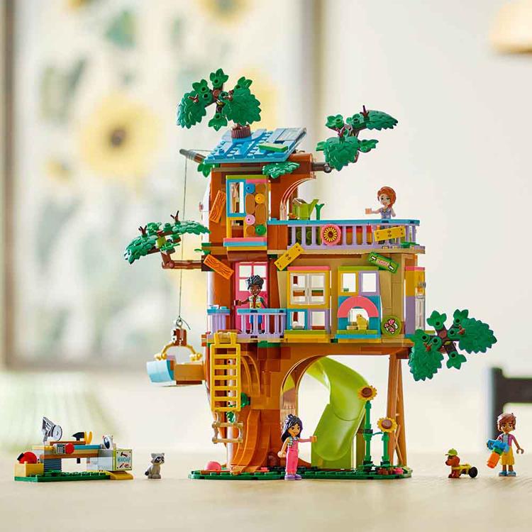 おもちゃ 玩具 ブロック プレゼント 誕生日 クリスマス 小学生 女の子 おままごと おすすめ フレンドシップ ツリーハウス 42652 FRIENDSの画像