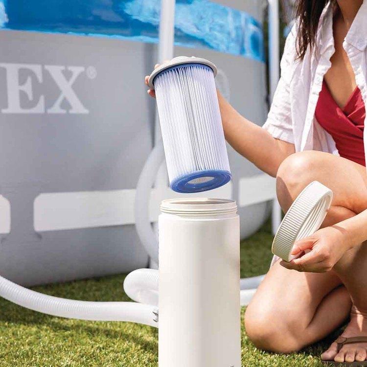 INTEX プール 大型 家庭用 AGP ポンプ フィルター 循環 カートリッジフィルターポンプ INTEX_1