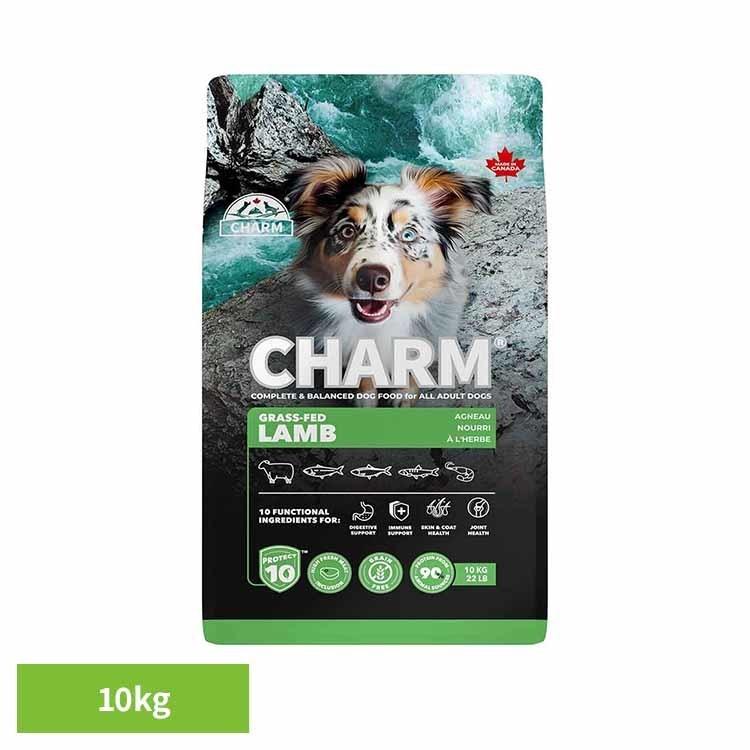 チャーム ドッグフード プレミアムフード グレインフリー 犬 ナチュラル アレルギー 小粒 無添加 肥満 CHARM グラスフェッドラムドッグフード 10kg | 