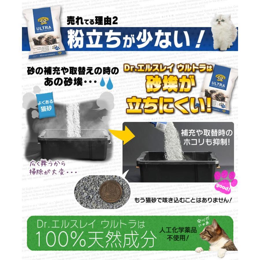 猫砂 鉱物系 ベントナイト 固まる  Dr. エルスレイ ウルトラ 旧 プレシャスキャット ウルトラ 1/18LB Bag 8.2kg ポイント消化｜petkan｜06