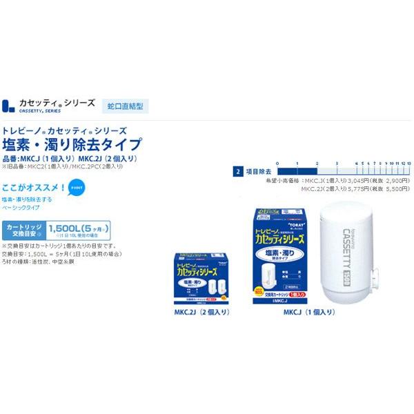 TORAY（東レ） 浄水器 カートリッジ トレビーノ カセッティ 蛇口直結
