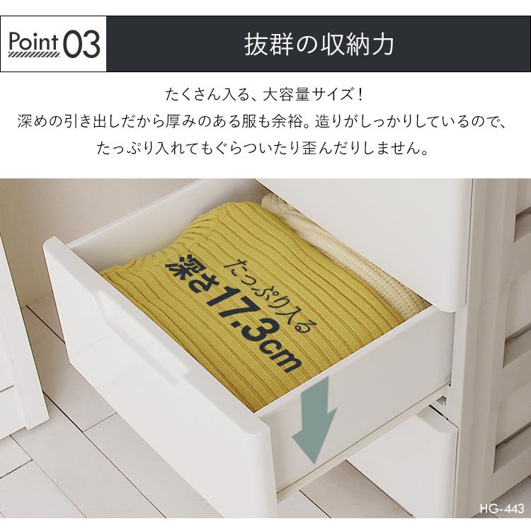 IRIS OHYAMA チェスト 完成品 おしゃれ 白 3段 キャスター付き IRIS OHYAMA チェスト 完成品 おしゃれ 白 3段 キャスター付き