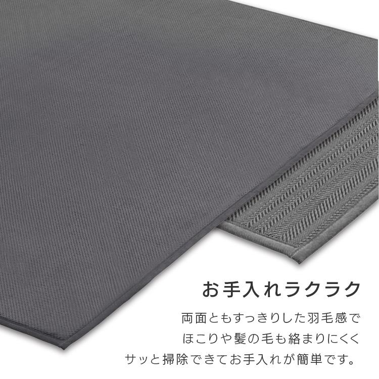 【在庫セール】アイリスオーヤマ ラグ カーペット マット リバーシブル ベロア IRIS OHYAMA（アイリスオーヤマ） ラグマット おしゃれ リバーシブル 2