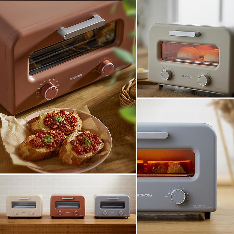IRIS OHYAMA トースター 4枚 4枚焼き おしゃれ アイリスオーヤマ 遠赤