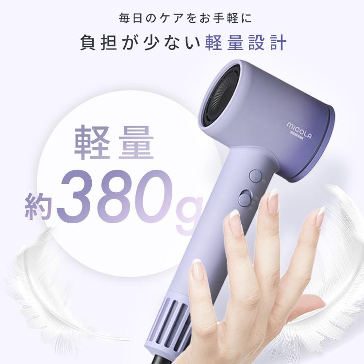 IRIS OHYAMA ドライヤー MiCOLA クイックイオンドライヤー 大
