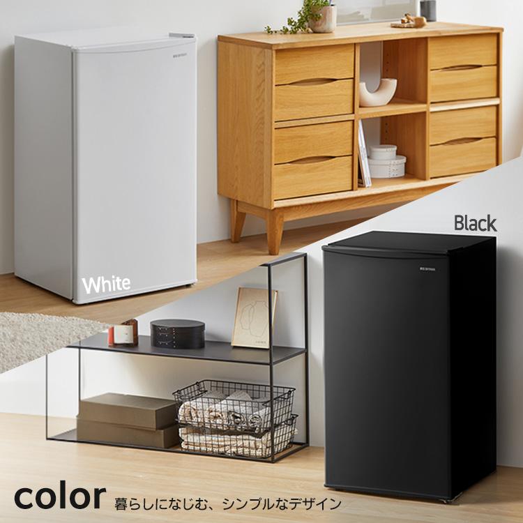 冷蔵庫 一人暮らし 小型 家庭用 アイリスオーヤマ 93L 1ドア セカンド冷蔵庫 省エネ コンパクト サブ 単身 リビング オフィス IRJD-9B *の画像