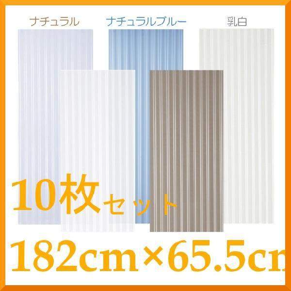 波板 硬質塩化ビニル製 NIPVC-608 10枚セット アイリスオーヤマ 代引不可 新生活_1