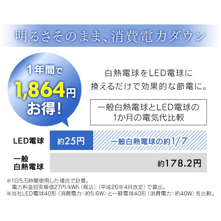 電球 LED LED電球 2個セット E26 40W相当 アイリスオーヤマ 人感センサー 防犯 節電 自動消灯 昼白色 電球色 LDR6N-H-SE25 おしゃれ 照明 LEDライト｜petkan｜11