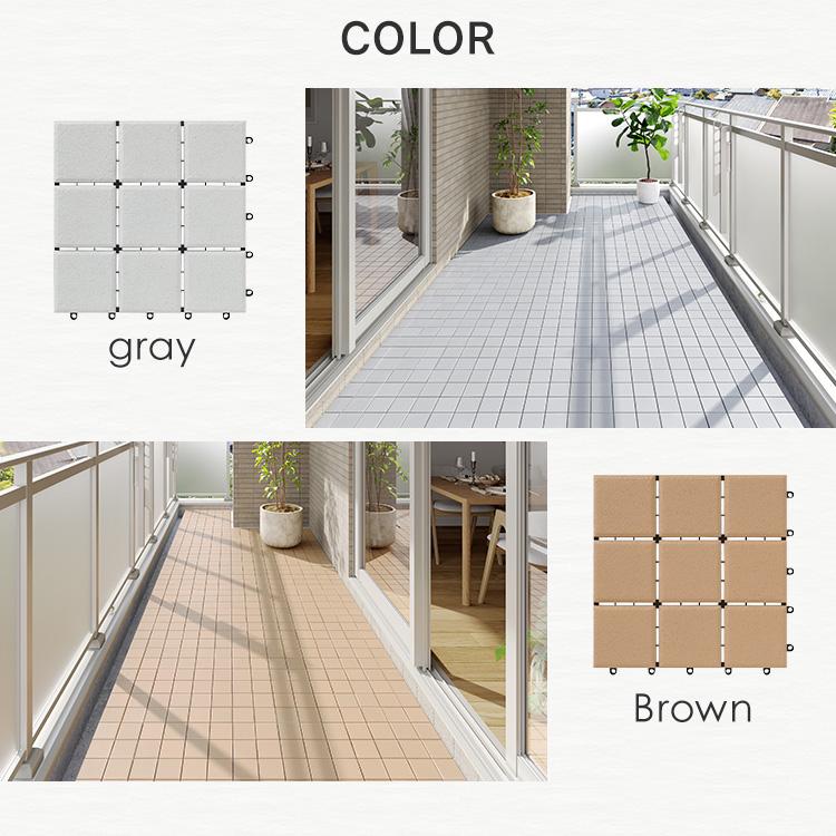 値引！！ インターロッキングデッキタイル 全56枚 +2枚端数 IRIS OHYAMA（アイリスオーヤマ） 人工芝 タイルデッキ ジョイント 18