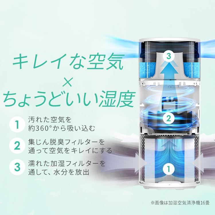 IRIS OHYAMA（アイリスオーヤマ） 空気清浄機 花粉対策 加湿器 気化式
