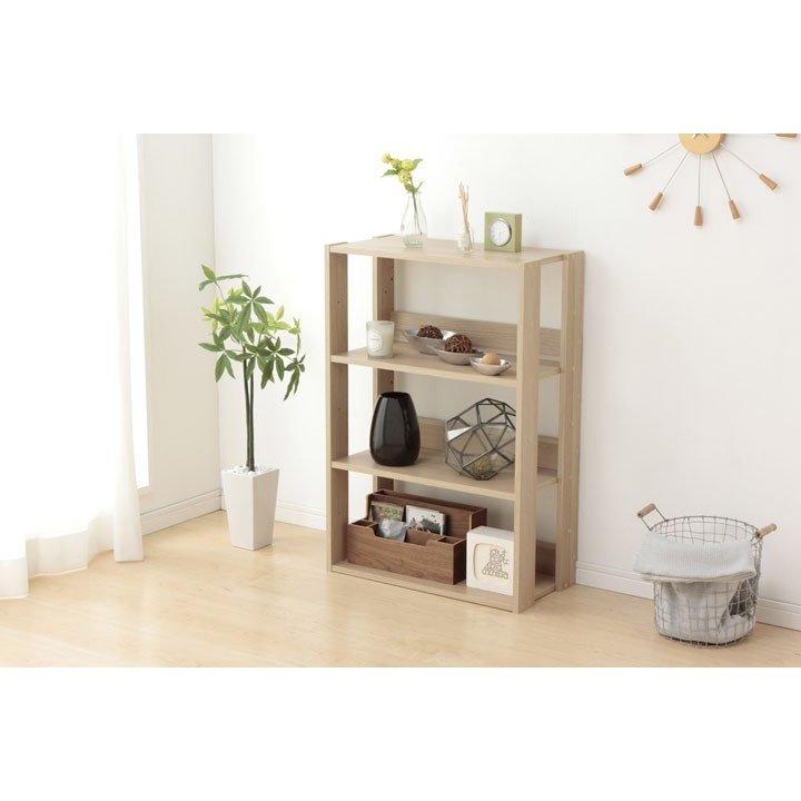 IRIS OHYAMA（アイリスオーヤマ） オープンウッドラック OWR-600 木製