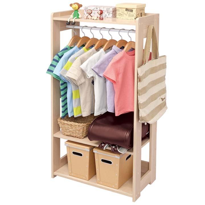 アイリスオーヤマ　ワードローブ（子供用ハンガーラック） IRIS OHYAMA（アイリスオーヤマ） ハンガーラック 収納 おもちゃ箱