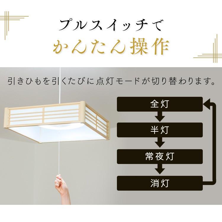 ペンダントライト 和風 メタルサーキットシリーズ 6畳 調光 ダークブラウン PLM6D-KG PLM6D-SK 籠目 青海波 アイリスオーヤマ 新生活｜petkan｜08