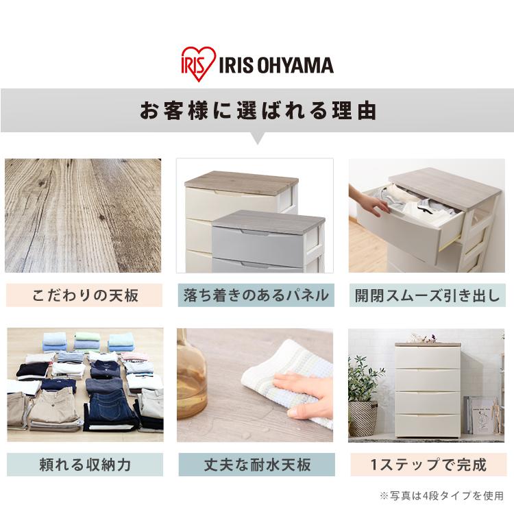 IRIS OHYAMA（アイリスオーヤマ） チェスト 5段 幅73cm 完成品 北欧