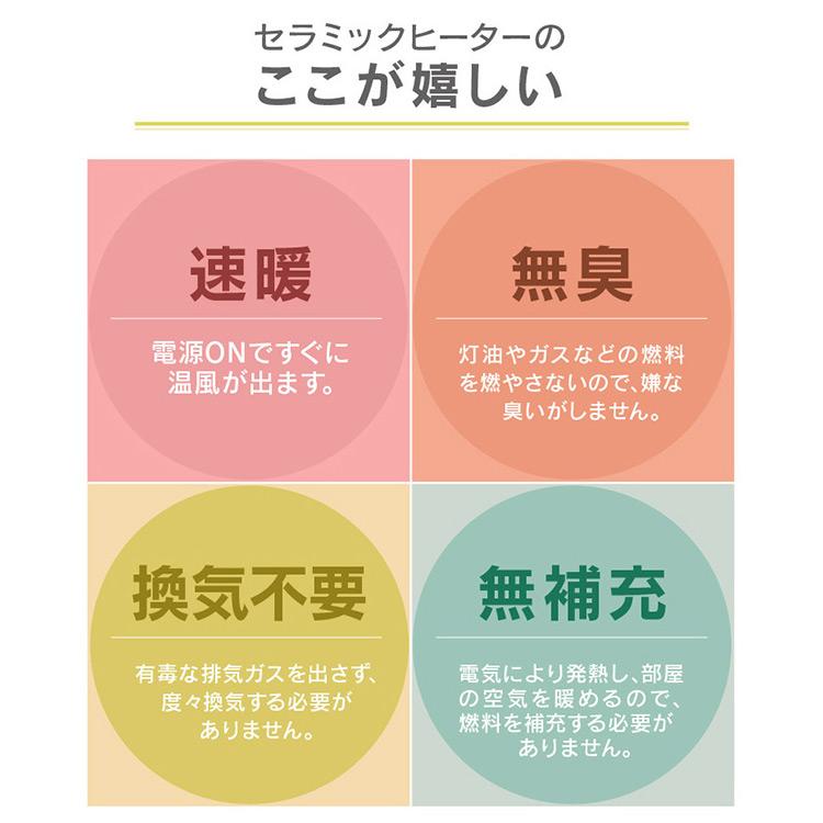 ヒーター 小型 ファンヒーター おしゃれ セラミックヒーター 人感センサー アイリスオーヤマ セラミックファンヒーター 節電 1200W  PCH-M12B新生活｜petkan｜09