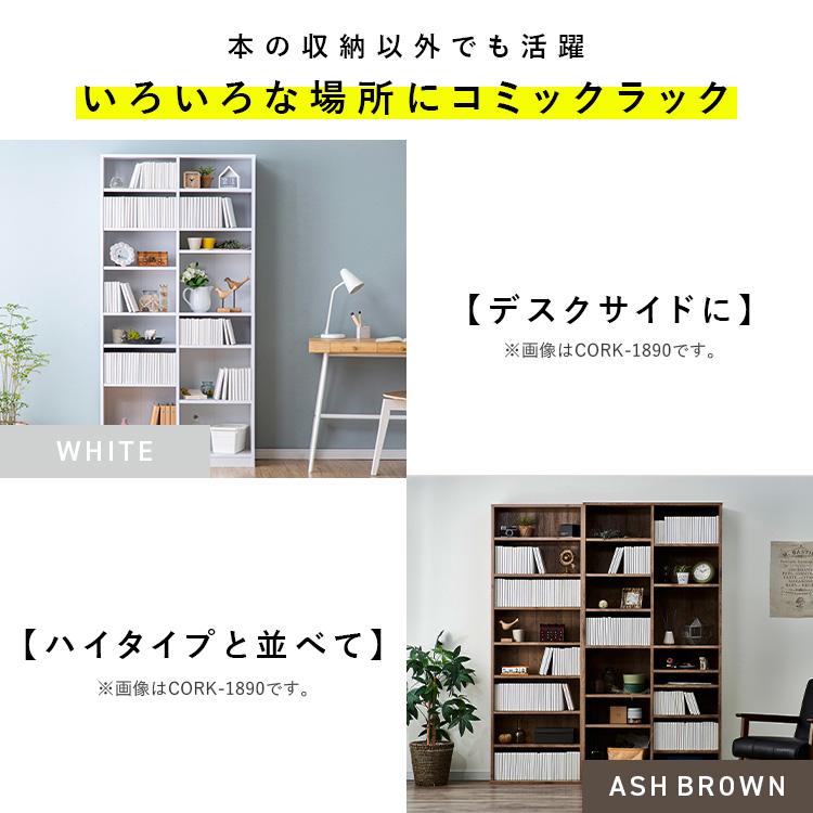 IRIS OHYAMA（アイリスオーヤマ） 本棚 大容量 カラーボックス 8段 幅