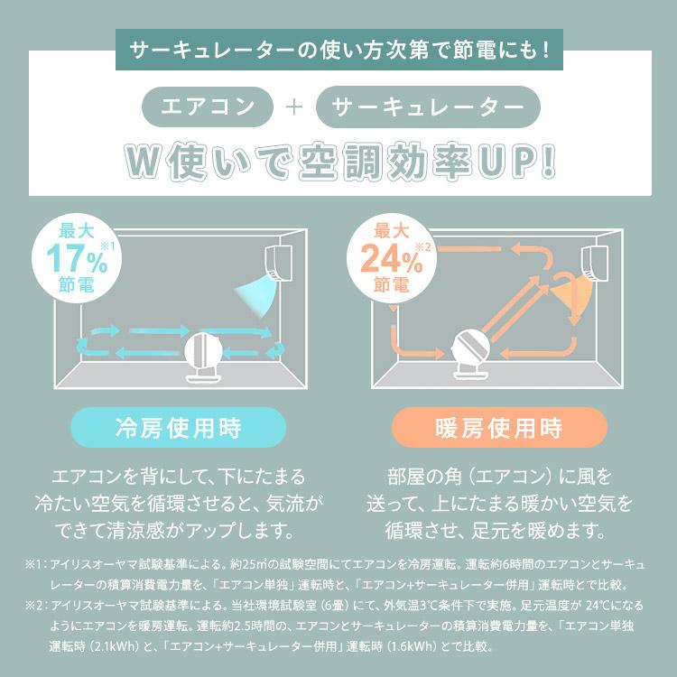 IRIS OHYAMA（アイリスオーヤマ） 扇風機 サーキュレーター DCモーター