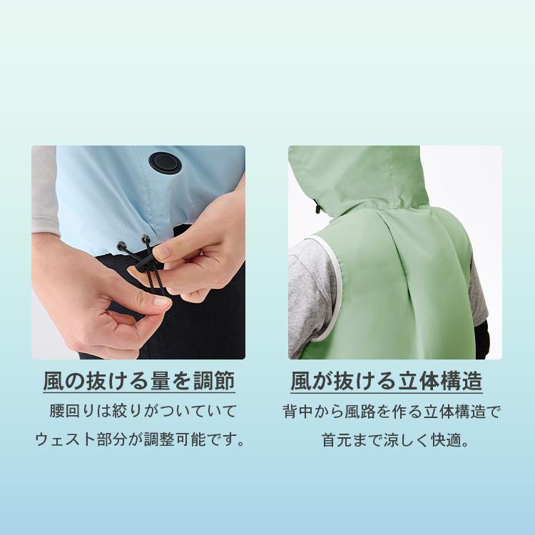IRIS OHYAMA ベスト クールウェアFNCT ベストセット 作業服 作業