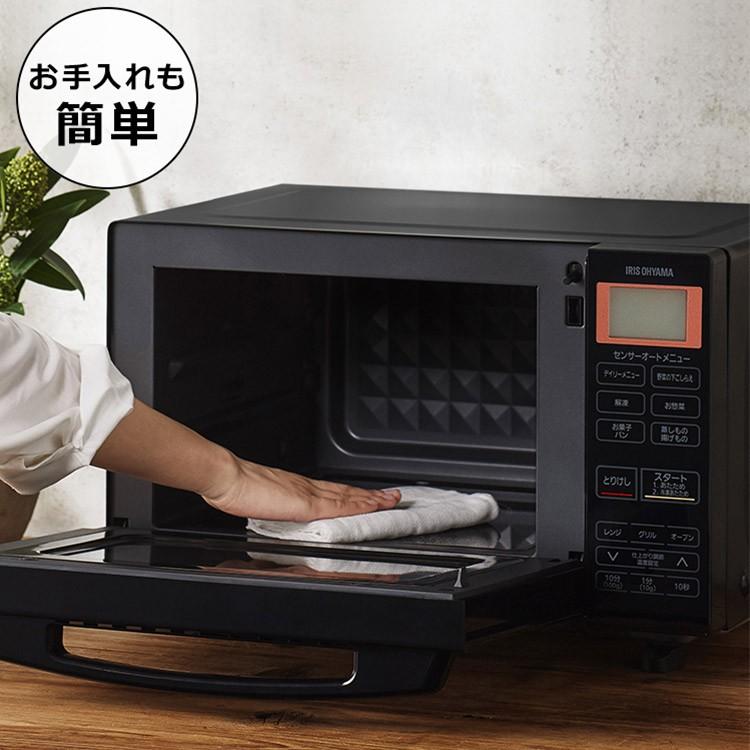 オーブンレンジ 安い 白 電子レンジ 新品 フラット 縦開き 縦 おしゃれ 送料無料新品 W Blmo F1801 B 18l 一人暮らし シンプル 本体 オーブン アイリスオーヤマ 黒