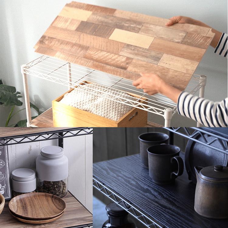 ＊新作＊ スチールラック 収納 幅75 メタルラック 4段 白 アイリスオーヤマ ラック シェルフ 収納ラック ウッドボード付き CMM-75144B