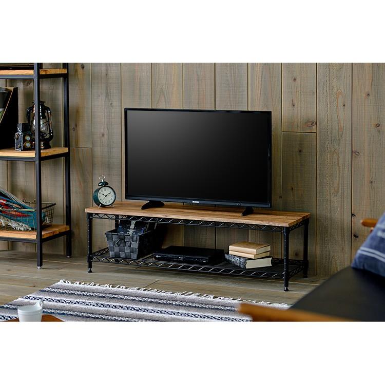 IRIS OHYAMA（アイリスオーヤマ） スチールラック テレビ台 ローボード