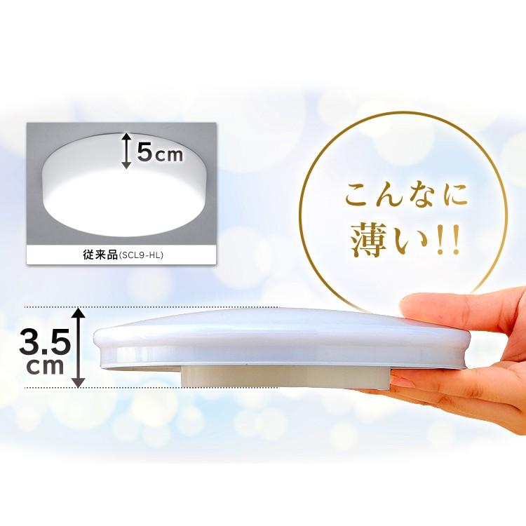 IRIS OHYAMA シーリングライト LED 小型 薄型 天井照明 おしゃれ