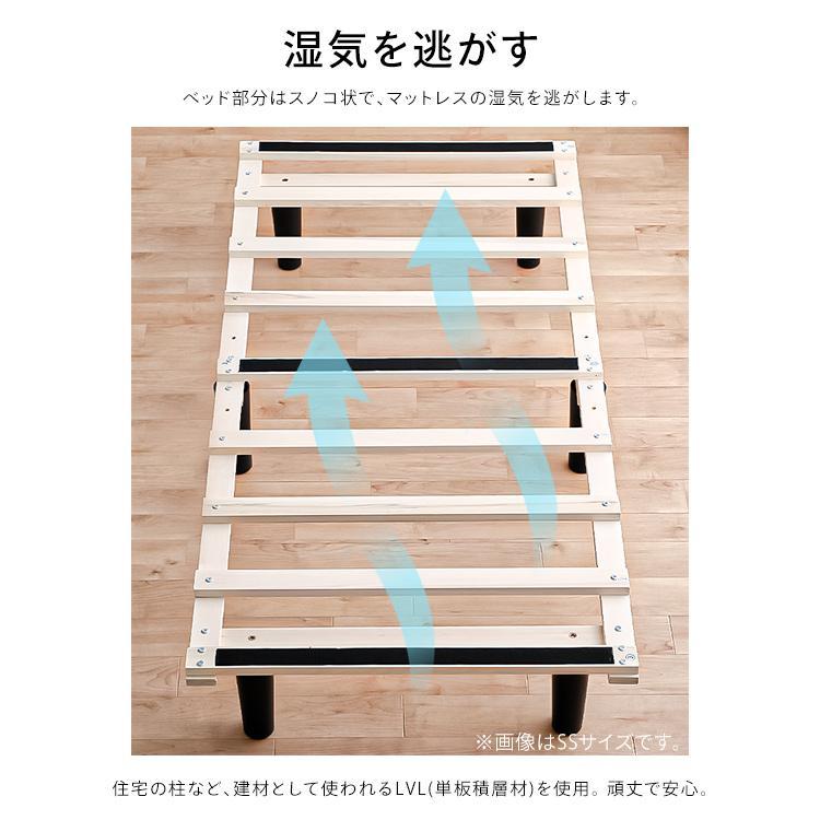 IRIS OHYAMA（アイリスオーヤマ） マットレス シングル Sサイズ 脚付き