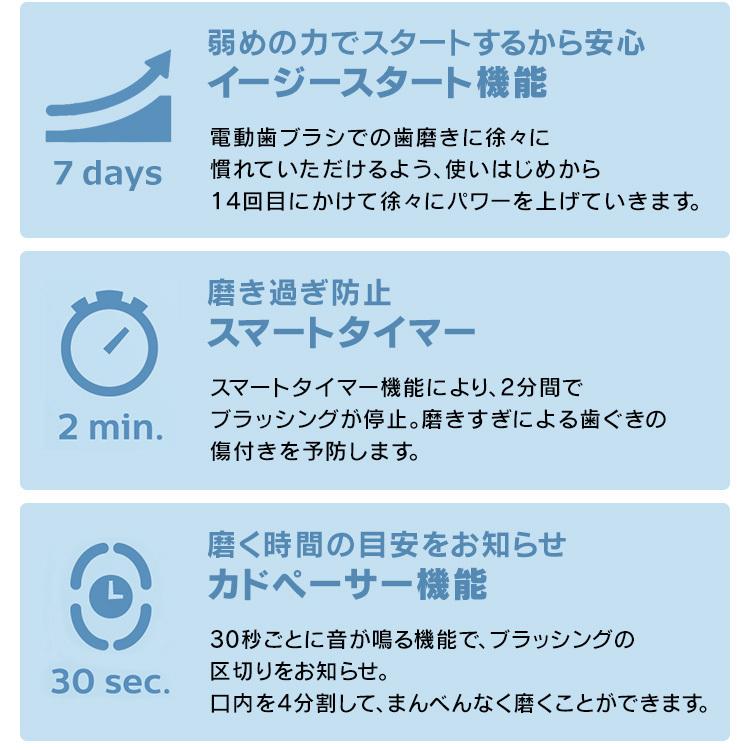 電動歯ブラシ ソニッケアー 歯ブラシ 電動 歯磨き ハミガキ 本体 音波水流 音波電動 軽量 歯垢を除去 フィリップス 新生活｜petkan｜11