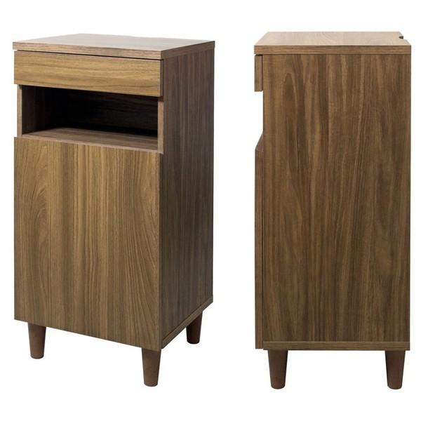 電話台 FAX台 収納 棚 家具 アンティーク レトロ 電話台 ファックス台 幅60cm テレフォーノチェスト｜高級マホガニー