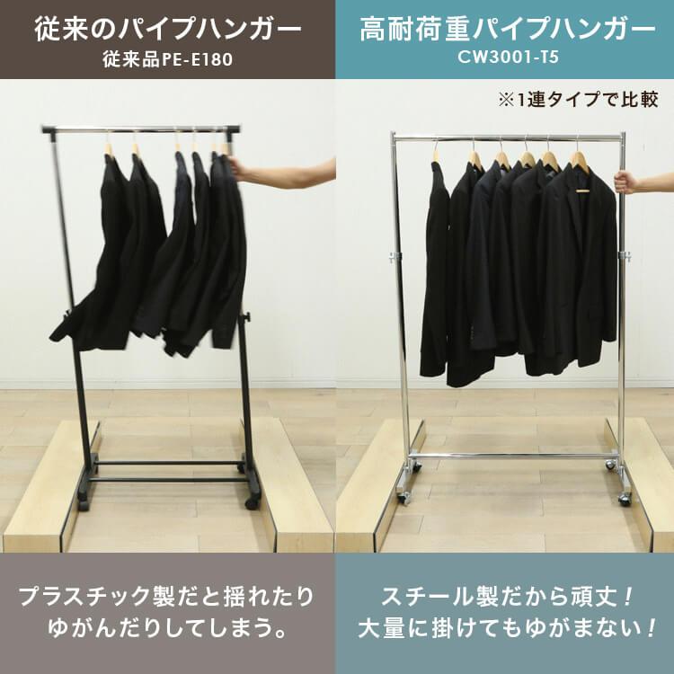 ハンガーラック スリム 頑丈 パイプハンガー 耐荷重140kg CW3001 ハンガーラック スリム 頑丈 パイプハンガー 耐荷重140kg CW3001