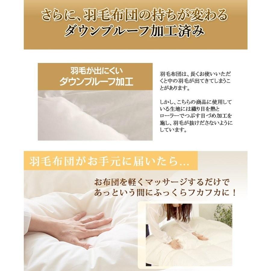 掛け布団 羽毛布団 シングル ロング 日本製 ダウンケット 布団 ふとん