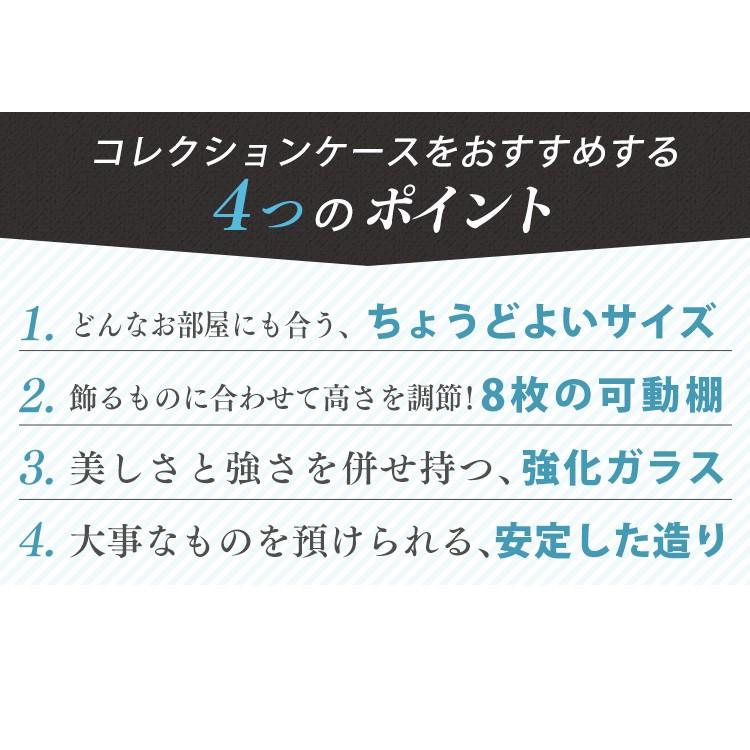 収納 たんす コレクションケース ロータイプ ホワイト ダークブラウン (D)|petkan|03