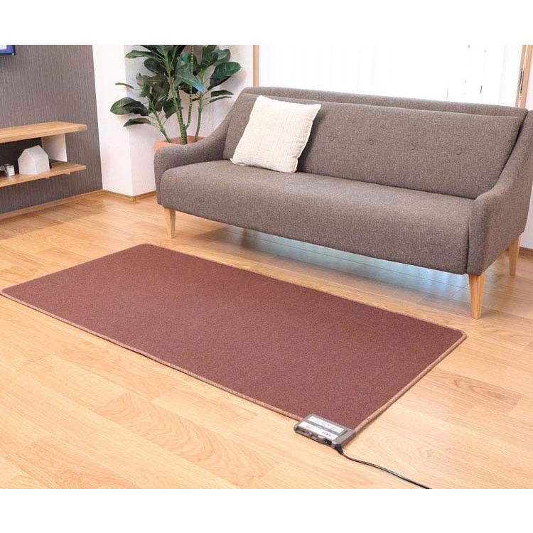 ホットカーペット 1畳 本体 ラグ カーペット 電気カーペット 保温 温度調節 おしゃれ 暖房 足元 あったか 暖かい ワタナベ工業 WHC-102KPL WHC-104KPL 新生活