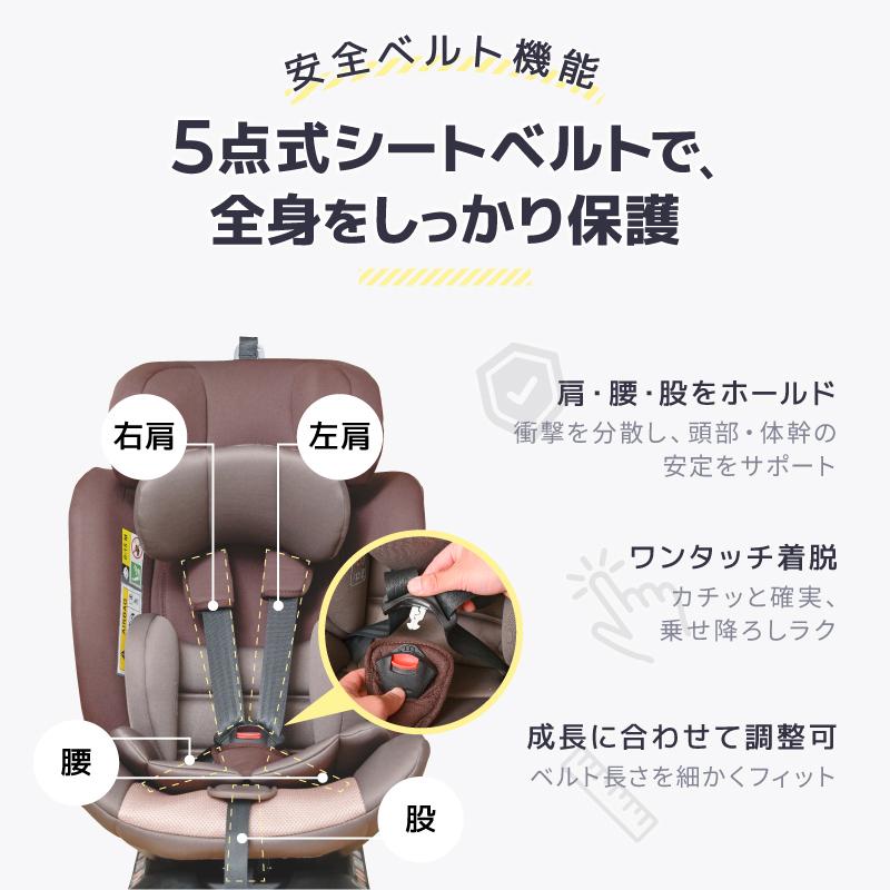 チャイルドシート 新生児 R129適合 新生児から4歳頃 シートベルト式
