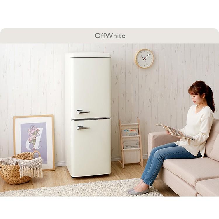 オンラインショップ 冷蔵庫 一人暮らし 2ドア 安い 大きめ 新品 静か おしゃれ レトロ 130l 収納 大容量 ノンフロン 冷凍冷蔵庫 レトロ冷凍 冷蔵庫 Prr 142d Op Whitesforracialequity Org