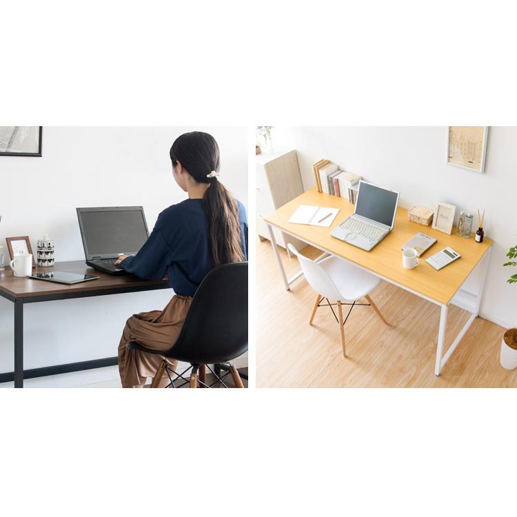 ✨PCデスク/パソコンデスク PCDES-140 ブラウン 幅140cm✨ パソコンデスク 140cm デスク 机 テーブル 幅140 PCデスク 幅140cm