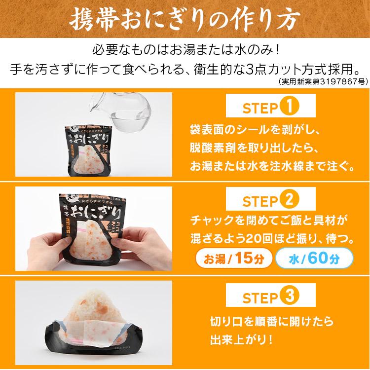 尾西食品 非常食 おにぎり アルファ米 同種 10食 セット 鮭 わかめ