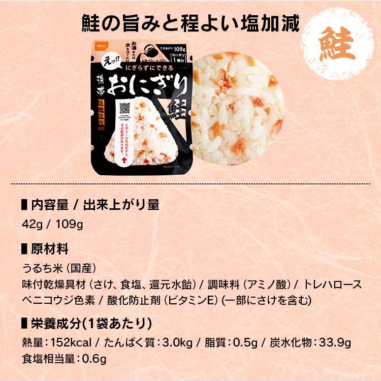 新品未開封★尾西食品　おにぎり　非常食　防災バッグ　防災食　コストコ　家族　4種 楽天市場】保存食 5年 おにぎり おいしい長期保存おにぎり 1箱