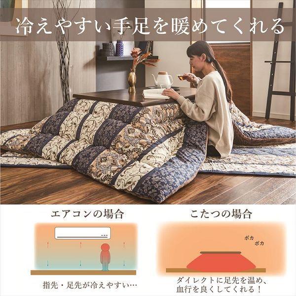 こたつ掛布団 205×285cm 「ヴィオラ」 5尺こたつ台適用 (代引不可)(TD