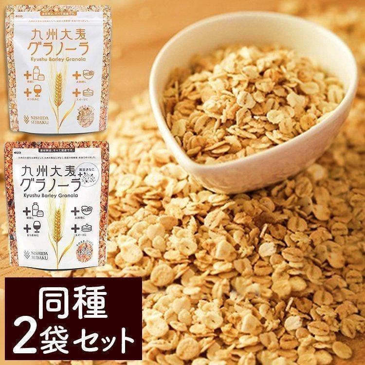 グラノーラ 九州 大麦 低GI 栄養食 2袋セット 九州大麦グラノーラ