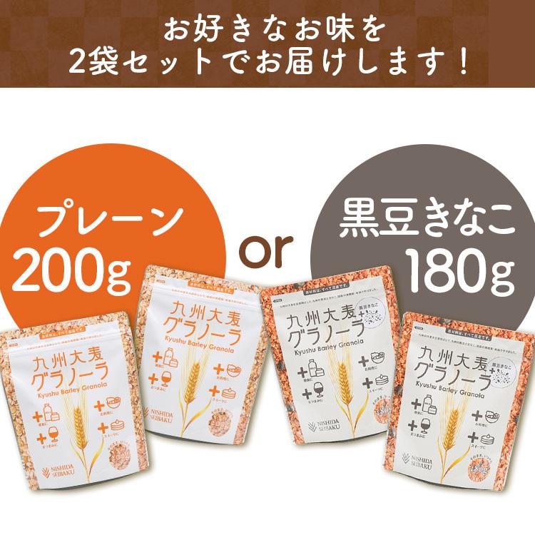 グラノーラ 九州 大麦 低GI 栄養食 2袋セット 九州大麦グラノーラ