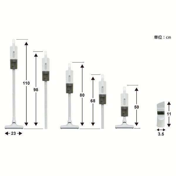 VERSOS（ベルソス） スティッククリーナー 掃除機 充電式 2WAY
