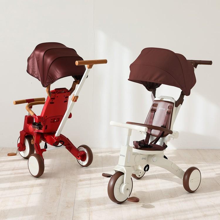 エムアンドエム 三輪車 手押し棒付き 2歳 1歳 3歳 子供用三輪車